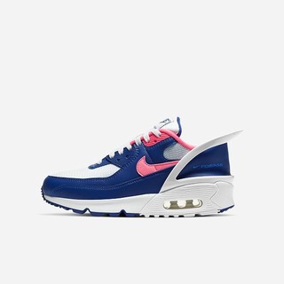 Pantofi Casual Nike Air Max 90 FlyEase Fete Albi Albastru Regal Roz | IAKP-08129